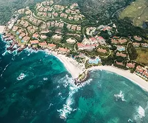 Sunset view at a resort in Riviera Nayarit