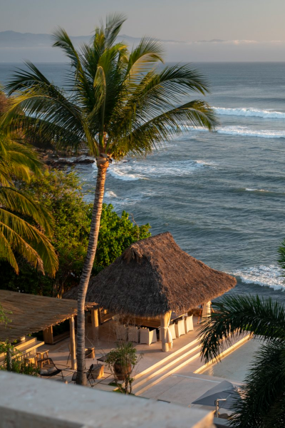 Sunset view at a resort in Riviera Nayarit